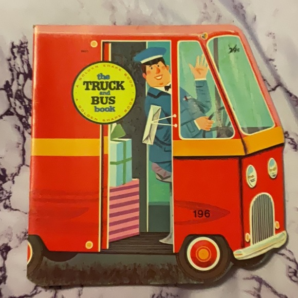 Golden Shape Book the Truck and Bus Book truck #196 - Picture 1 of 3